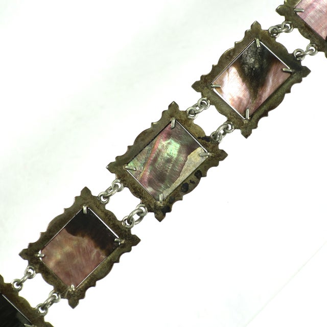 Vintage Art Deco Greco-Roman Gods Shell Cameo Bracelet 1930s For Sale - Image 12 of 14