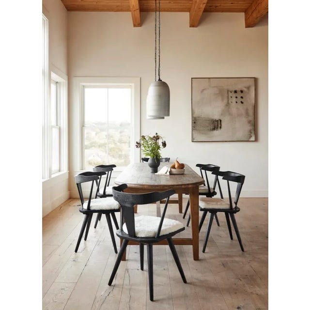 Four Hands Ripley Dining Chair, Black Oak For Sale - Image 4 of 13