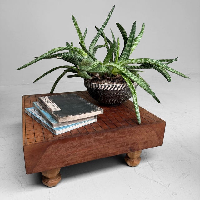 Wood Japanese Go-Ban Game Table, 1950s For Sale - Image 7 of 11