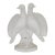1960s Lalique "Ariane" Love Doves Frosted Crystal Scuplture For Sale
