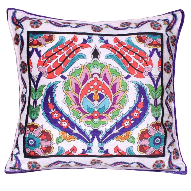 Boho Chic Victorian Turkish Pillow For Sale - Image 9 of 9