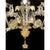Contemporary Murano Glass Chandelier with Gold Leaf and Flowers by Simoeng For Sale - Image 3 of 5