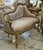 Bring timeless European elegance into your home with this French Rococo-style settee sofa, beautifully upholstered in a...