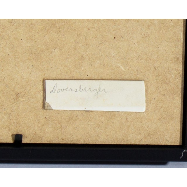 1956 Landscape Ink Painting by James Doversberger For Sale - Image 9 of 9
