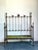 Vintage Regency Wrought Iron Settee For Sale - Image 9 of 12