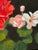 Camellias, Maybe???? Impressionist Oil Painting For Sale - Image 4 of 5