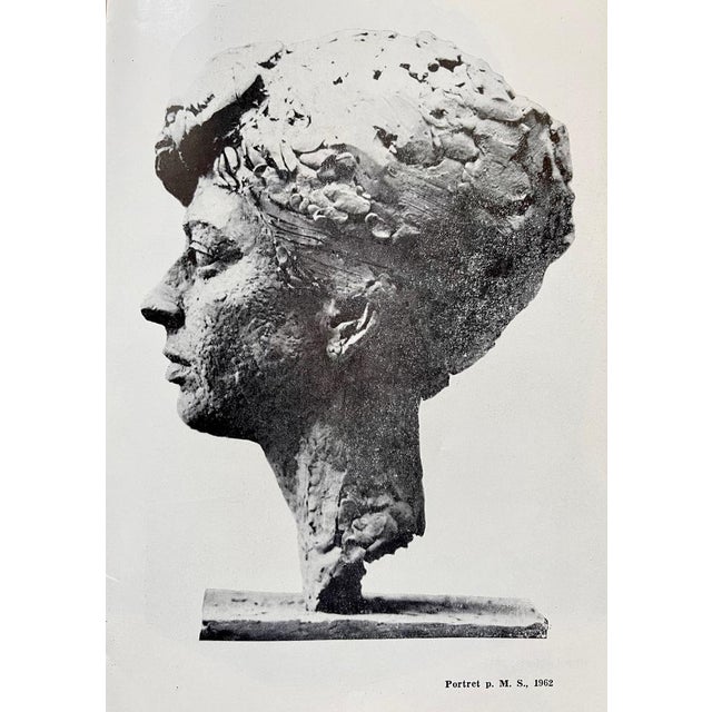 Józef Galica, Sculptures of Mrs. M. S., Bronze and Plaster, Poland, 1960s, Set of 2 For Sale - Image 15 of 18