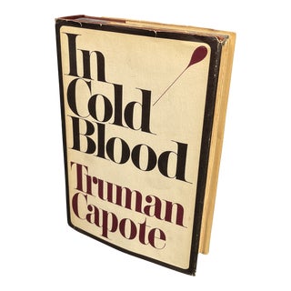 1965 In Cold Blood Truman Capote First Printing Random House 1st Edition Dj Book For Sale