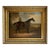 1800s Century "Reprieve" Antique Bay Hunter Horse Painting Oil on Canvas by Apelles For Sale