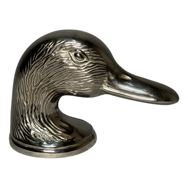 Silver Vintage Duck Head Bottle Opener, 1970s For Sale - Image 8 of 8