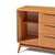 Heywood Wakefield Mid Century Champagne Tambour Door Sideboard Credenza With Hutch For Sale - Image 9 of 12
