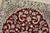 Fine Nain Rug 3’4” X 4’10” Red Wool/Silk Wool Traditional Hand-Knotted Carpet For Sale In Philadelphia - Image 6 of 12