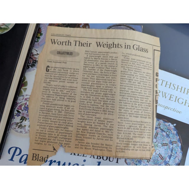 Vintage Paperweight Collection Reading, 1965 & 1990's For Sale - Image 13 of 13