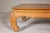 Natural Wood Chow Leg Coffee Table with Carved Apron, Vintage For Sale - Image 11 of 12
