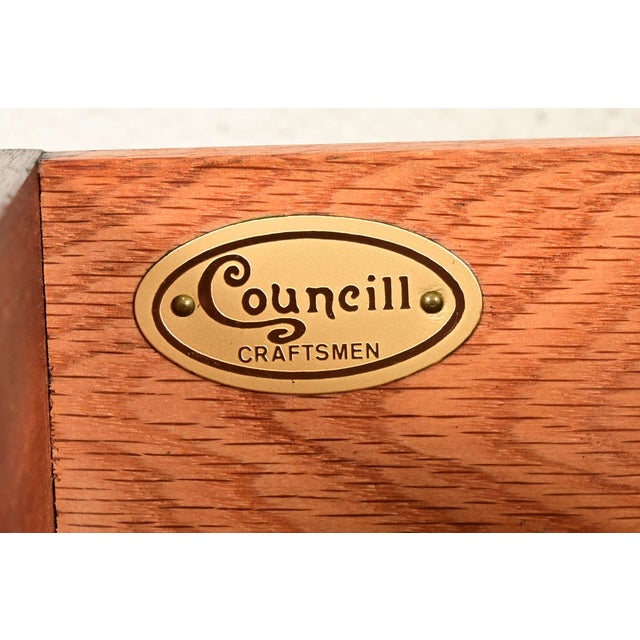 Brown Councill Furniture Georgian Carved Solid Mahogany Block Front Chest of Drawers For Sale - Image 8 of 13