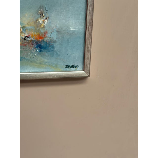 Jan Ed, Seascape, 1986, Oil on Canvas, Framed For Sale - Image 6 of 18