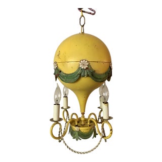 1930's French Hot-Air Balloon Chandelier For Sale