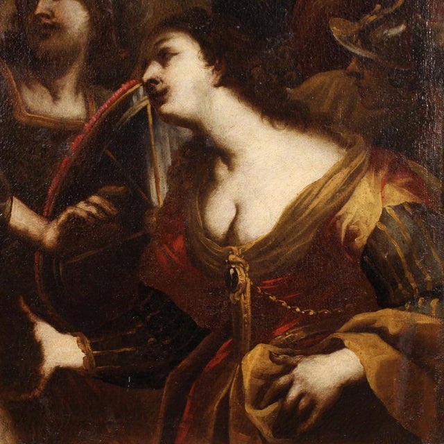 17th Century The Dispute Between Agamemnon and Achilles Over Briseis, 1640, Oil on Canvas For Sale - Image 5 of 16