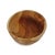Simple smooth two tone teak wood bowl. Each unique in beautiful natural tones and grain. Each is sold individually.