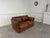 Tan Leather 2-Seater Sofa attributed to Roche Bobois, 1980s For Sale - Image 8 of 8