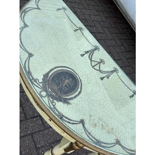 Console Table with Removable Glass Top For Sale - Image 10 of 15