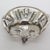 Vintage Italian Handmade Genuine Silver Venetian Carnival Mask Figurine Miniature For Sale - Image 6 of 10