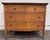 Victorian Antique Victorian Quarter Sawn Tiger Oak Serpentine Dresser With Mirror For Sale - Image 3 of 11