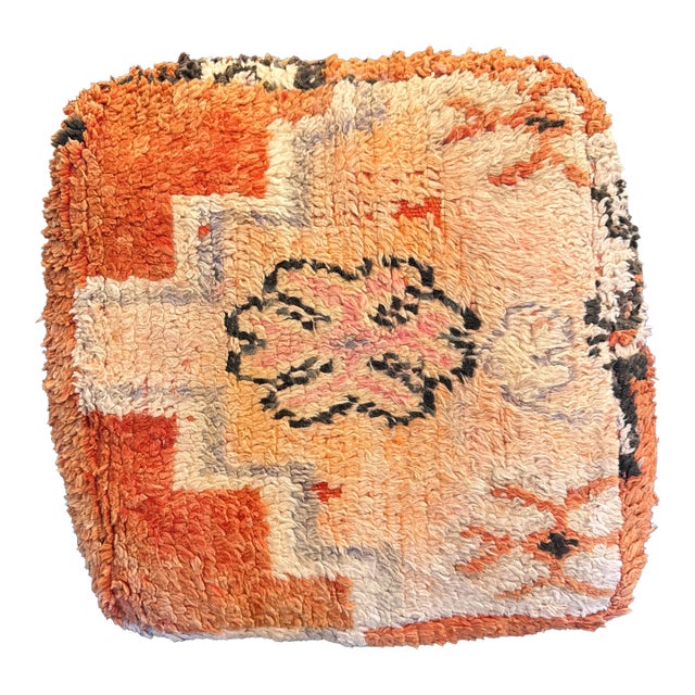 Moroccan Style Handwoven Floor Pillow For Sale