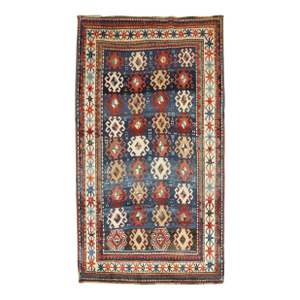 19th Century Moghan Antique Kazak Rug, 4'1'' X 6'10''