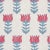 Contemporary SAMPLE - Schumacher Mia Tulip Fabric In Delft & Crimson For Sale - Image 3 of 4