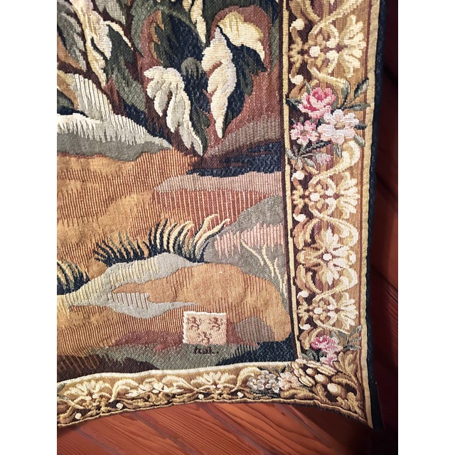 Large Vintage Wall Tapestry, 1990s For Sale - Image 10 of 14