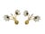 Hollywood Regency Brass and Lotus Flower Wall Lights by Sa Boulanger, 1960s, Set of 2 For Sale - Image 3 of 15