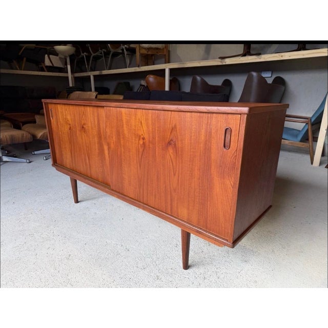 Vintage Danish Teak Sideboard, 1960s For Sale - Image 10 of 18