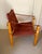 Burnt Umber Vintage Gold Medal Safari Sling Lounge Chair Attributed to Douglas Easlett/Arne Norell For Sale - Image 8 of 12