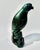 Chinese Hardstone Parrot Sculpture, Green Stone Bird Figure on Scholar Rock Base For Sale - Image 4 of 10