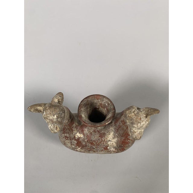Amlash Terracotta Zoomorphic Terracotta Vase Zoomorphic Archaeology For Sale - Image 9 of 9