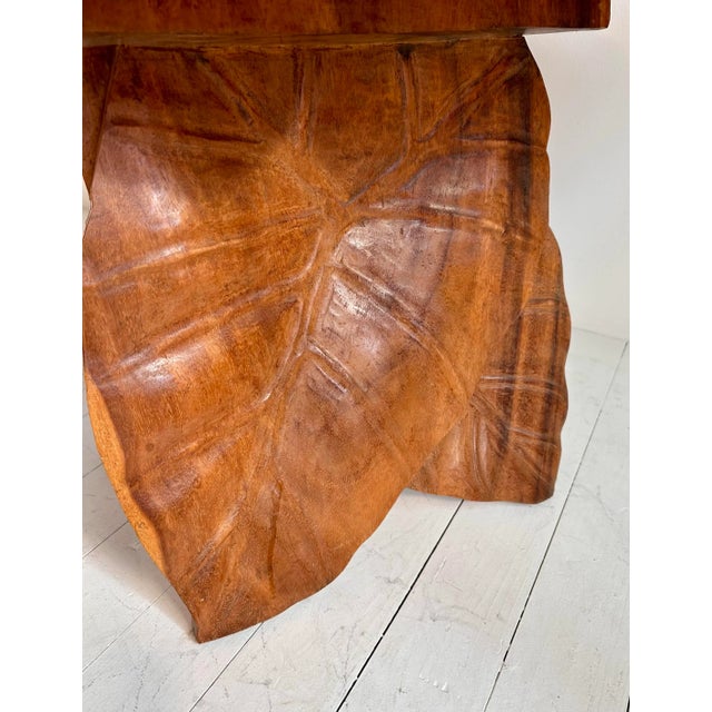 Vintage 1960s Mid Century Hand Carved Folk Art Acadia Root Coffee or Side Table For Sale - Image 6 of 12