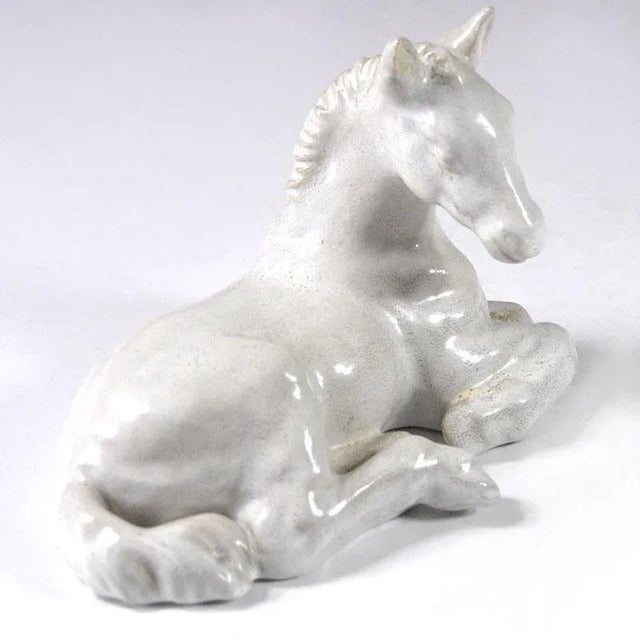 Mid-Century Modern Danish Figure of Lying Horse from Michael Andersen & Son, 1960s For Sale - Image 3 of 9