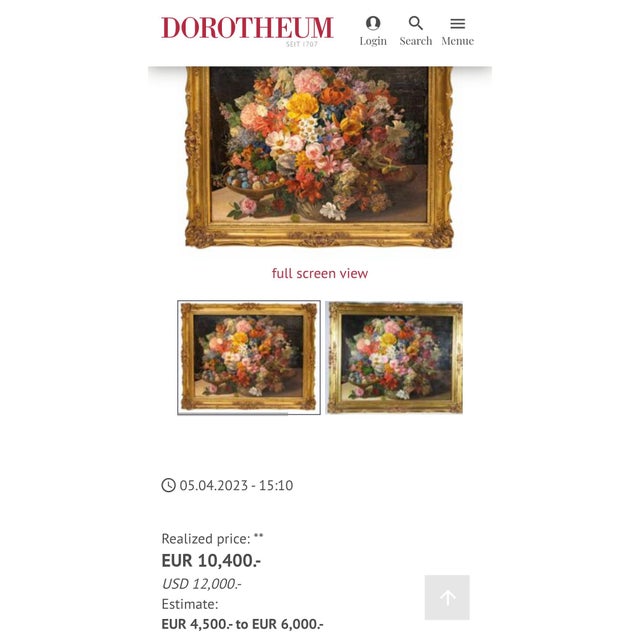 Biedermeier Fruit Still Life, Signed by Leopold Von Stoll, Oil on Canvas, 19th Century. For Sale - Image 10 of 10