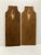 This pair of wooden panels is hand painted. Capriccio landscapes always have architectural ruins and figures in 18th...