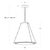 White Regina Andrew French Maid Chandelier Small in White For Sale - Image 8 of 9