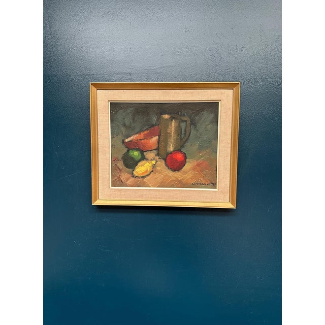 Lindholm, Still Life, 1960s, Oil on Canvas, Framed For Sale - Image 13 of 18