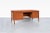 H.P. Hansen Mid-Century Modern Executive Teak Desk by Arne Vodder for h.p. Hansen, 1960s For Sale - Image 4 of 12