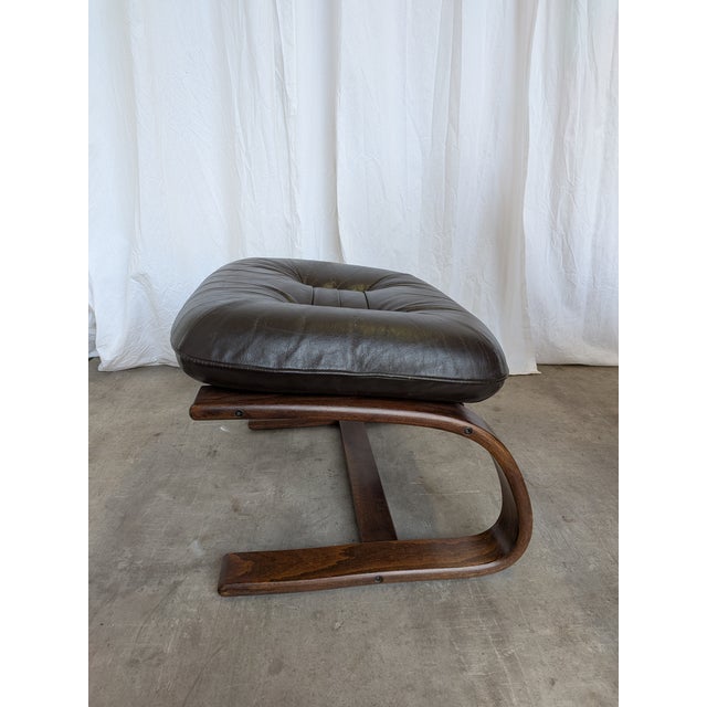 Set of Vintage Panther Lounge Chair with Ottoman, 1970s For Sale - Image 9 of 18