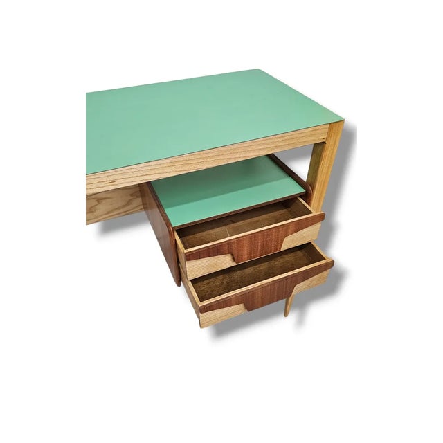 Vintage Ash Desk, 1960 For Sale - Image 3 of 12