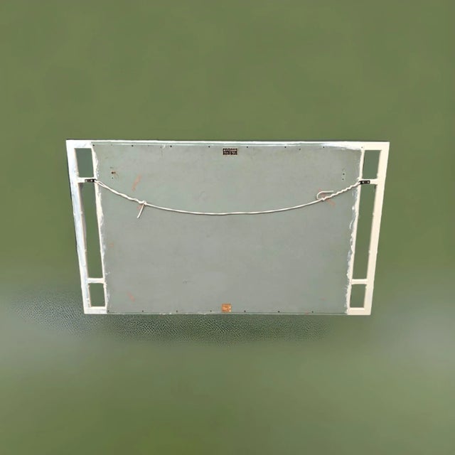 Kittinger Mid Century Kittinger Furniture Craftsmen Bamboo-Style Wall Mirror For Sale - Image 4 of 11