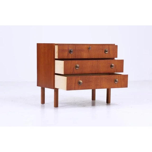 Mid-Century Teak Chest of Drawers For Sale - Image 4 of 11