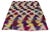Vintage Uzbek Tribal Silk Ikat Wall Hanging, 1920s For Sale - Image 6 of 16