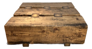 Vintage Custom Mimi London 3-Timber Coffee Table