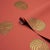 Schumacher SAMPLE - Schumacher Royal Plume Wallpaper In Russet For Sale - Image 4 of 4